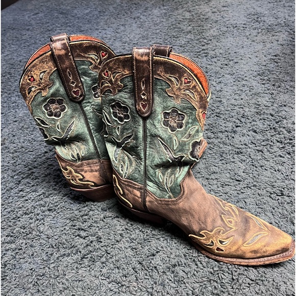 Dan post bluebird western boots size 9 gorgeous and great condition Yellowstone - Picture 5 of 14